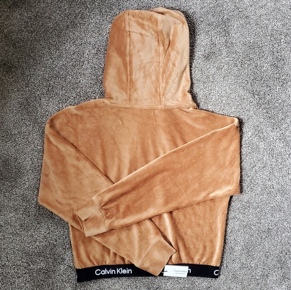 Calvin Klein CK Performance Micro Ribbed Long Sleeve Hoodie for Macys NWT - Picture 7 of 12